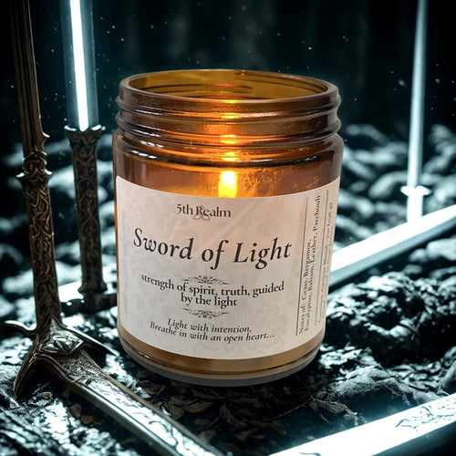 "Sword of Light"  7oz Candle